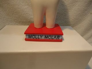 Molly Molar Delta dental bobble head retired promo advertising 3
