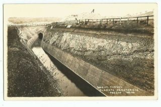 Klamath Falls,  Or Oregon 1910 Rppc Postcard,  Klamath Irrigation System