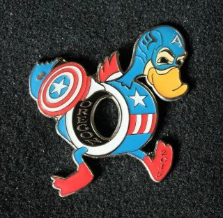 2015 Oregon Destination Imagination Captain America Duck Di Trading Pin