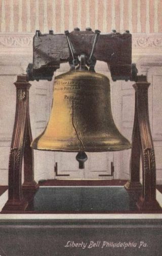 Antique Postcard C1931 Liberty Bell Philadelphia,  Pa Penn.  14459