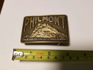 Vintage Philmont Scout Ranch Brass Belt Buckle,  Boy Scout Collectible