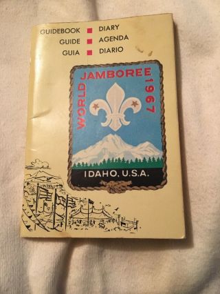 1967 Boy Scout World Jamboree Guidebook Diary Guide Guia Agenda Diario