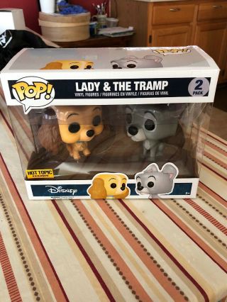 Lady & The Tramp Funko Pop Hot Topic Exclusive