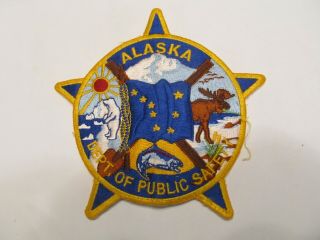 Alaska State Public Safety Patch Defunct Capitol Pd Note Salmon Defined Last Iss
