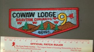 Boy Scout Oa 9 Cowaw Flap 2586ii