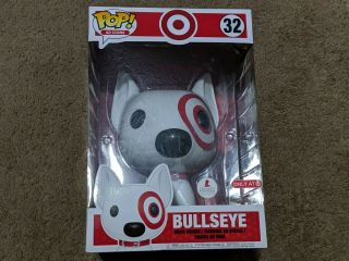 Bullseye 10 " Inch Funko Pop Ad Icons Target Exclusive Mascot 32