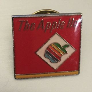 Vintage The Apple Llc Computer Logo Lapel Pin 1980 