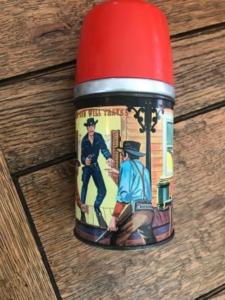 Vintage Paladin Have Gun Will Travel Lunchbox Thermos