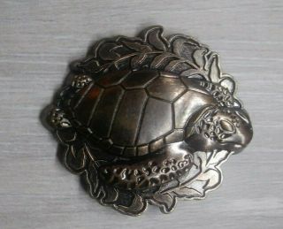 Sea World Busch Gardens 2019 Pin Trading Bronze 3d Turtle Ambassador Pin
