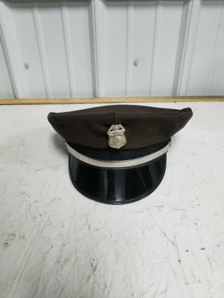 Vintage Fire Dept Dress Hat With Fireman 