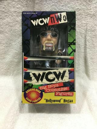 1998 HOLLYWOOD HULK HOGAN BOBBLE HEAD NWO WWF WWE WCW 477 2