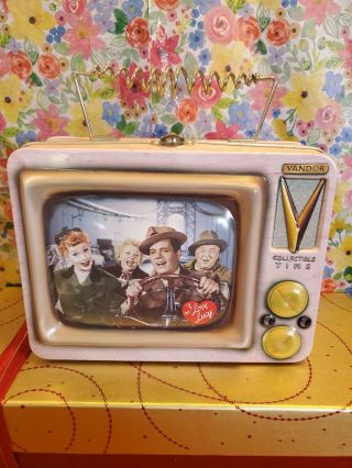 Collectible I Love Lucy Tin Metal Pink Lunch Box,  Tv Episode 110