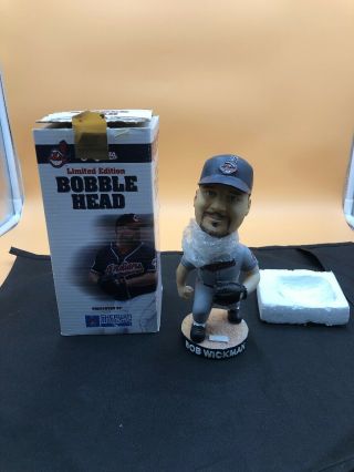 Bob Wickman 2002 Cleveland Indians Bobblehead 3rd Of 4 In A Limited Series.