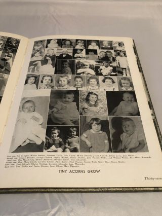 Vintage 1951 Hawkeye Hanover Pa High school Yearbook.  Genealogy 4