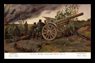 Dr Jim Stamps Artillery Canon World War I Austria Topical Postcard