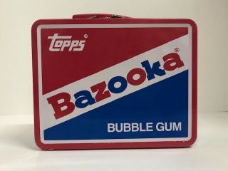 Vintage Topps Bazooka Bubble Gum Lunch Box - Tin/aluminum