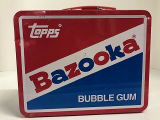 Vintage Topps Bazooka Bubble Gum Lunch Box - Tin/Aluminum 4