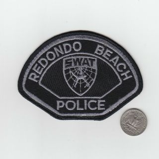Obsolete California Redondo Beach Police Patch Swat Subdued Los Angeles County