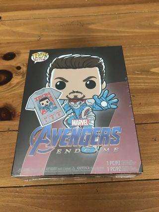 Funko Pop Marvel Avengers Endgame Tony Stark Gitd Pop & Tee Size L Target