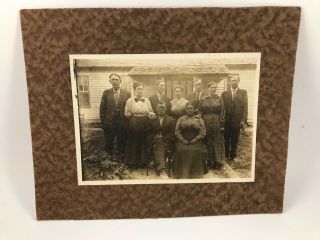 Antique Early 1900’s 5 X 7 Mounted Black & White Photograph Dawson Springs Ky