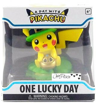 Funko A Day With Pikachu One Lucky Day Vinyl Figure In Hand