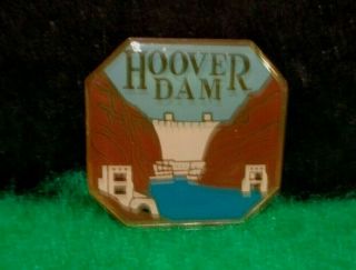 Hoover Dam Souvenir Travel Lapel Hat Pin