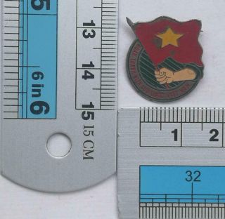 Vietnam Communist National Salvation Youth League Badge (1941 - 1956) Pin 5