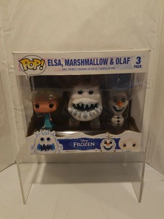 Funko Pop Disney Frozen Vinyl Figure 3 Pack Elsa Marshmallow Olaf