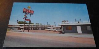 Vintage Postcard Big Star Motel Fresno Calif Us 99 " G " St