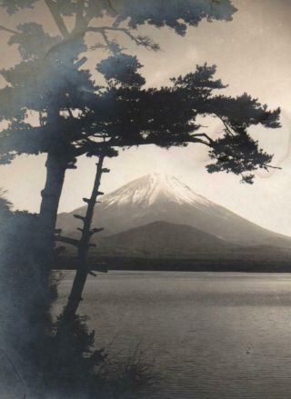 Japan Fuji Overviews - 2 X Orig Photos 1900/1907