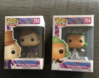Funko Pop Movies Oompa Loompa 253,  Willy Wonka And The Chocolate Factory 254