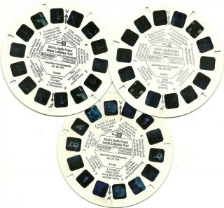 Viewmaster B 663 Apollo 11 Moon Landing July 20,  1969 Reels Only