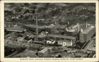 Reidsville Nc American Tobacco Co Factory Plant Postcard