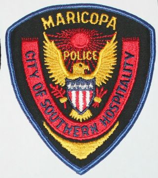 Defunct Maricopa Police Kern County City Of Southern Hospitality California Pd