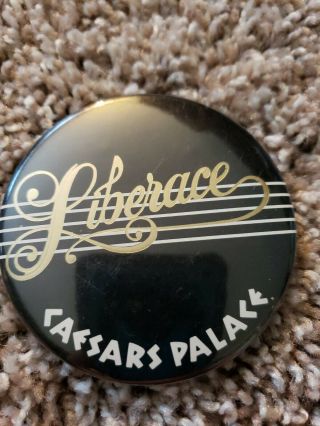 Liberace At Caesars Palace Las Vegas Button