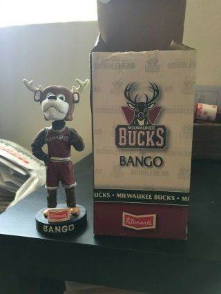 2012 - 2013 Milwaukee Bucks Official Bobblehead Bango Nba Red Jersey Klements Box