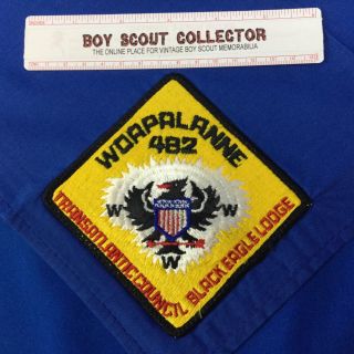 Boy Scout OA Black Eagle Lodge 482 Neckerchief Woapalanne Germany 2