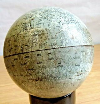 Metal Vintage Moon Globe 6 - Inch By Replogle 1969