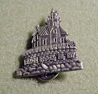 Race Rock Light Lapel Pin Lighthouse On Long Island Sound Ny Constructed 1878