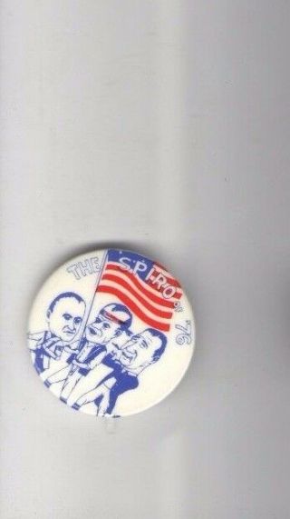 1960s Anti Vietnam War Peace Pin Nixon Agnew George Wallace Yankee Doodle Theme