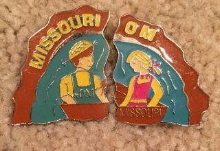 Missouri Odyssey Of The Mind Tom Sawyer River Boat Pin Set