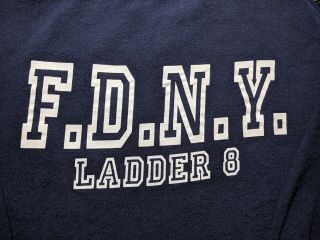 York City Fire Department (FDNY) Ladder 8 Tribeca Crewneck XL 3