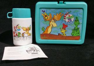 1996 The Wubbulous World Of Dr.  Seuss Lunchbox,  Thermos