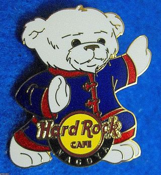 Nagoya Japanese Tai Chi Sports Polar Bear Series Hard Rock Cafe Pin Le