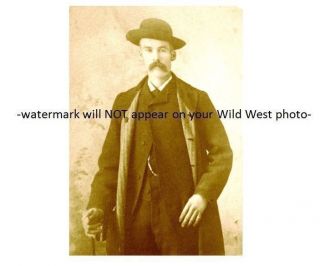 Doc Holliday Rare Photo Wild West Us Marshal Gunfighter,  Wyatt Earp Pal Tombstone