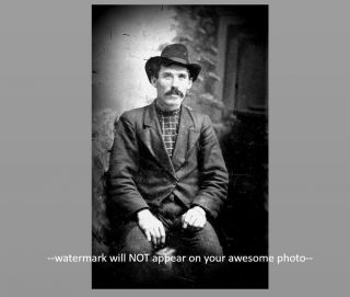 Morgan Earp Portrait Photo Gunfighter Us Marshal Tombstone Ok Corral,  Wyatt Bro