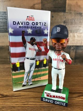 David Ortiz Boston Red Sox Final Season Farewell Sga Bobblehead 8/9/16,  Bobble