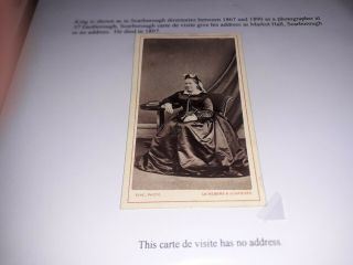 49 Cdv Victorian Carte De Visite (james King Scarborough) Lady Subject Portrait