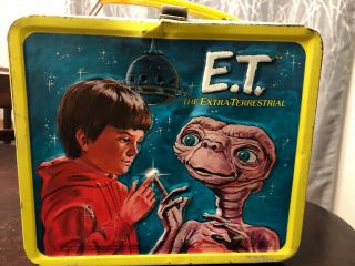 Vintage Lunchbox And Thermos E T The Extraterrestrial Aladdin Industries 1982