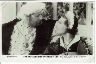 Charles Laughton Binnie Barnes The Private Lives Of Henry Viii 1933 Photograph